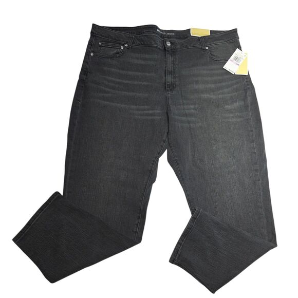 Michael‎ Kors Selma High Rise Ankle Length Skinny Jeans Charcoal 22W - Picture 2 of 12